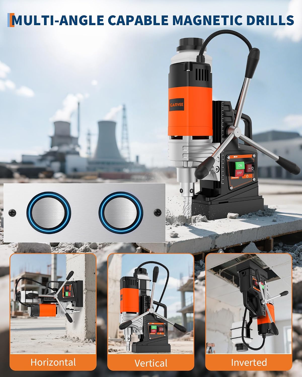 1650W Magnetic Drill Press – 1 - огляд і ціна Magnetic Drill Press