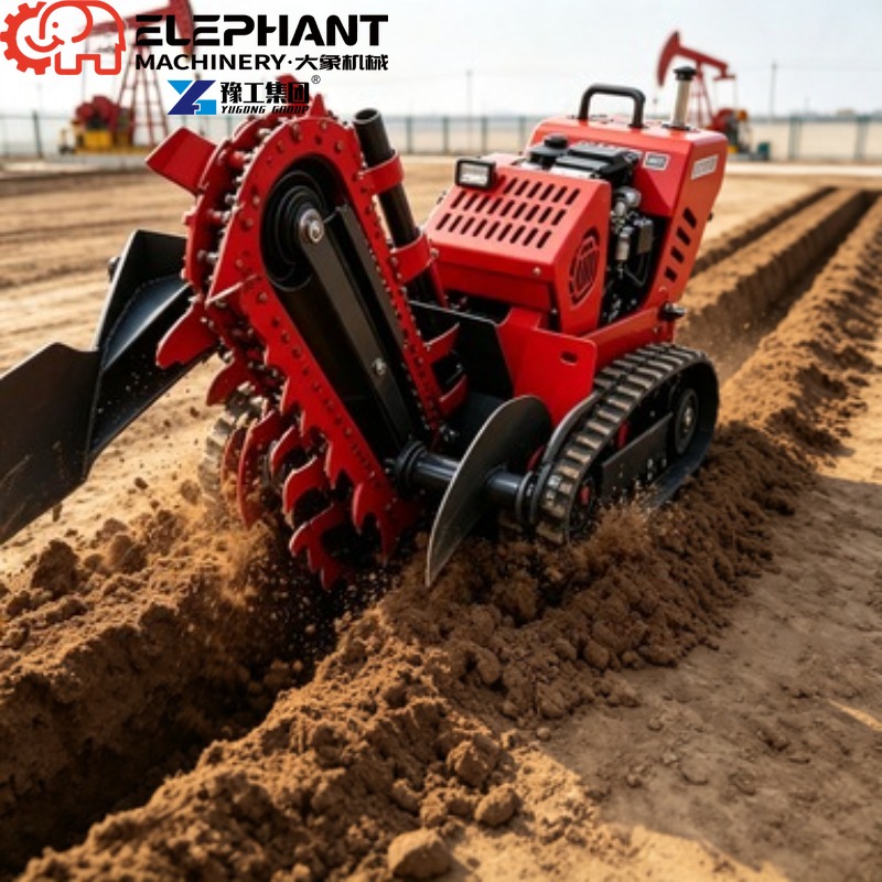 Tracked Trencher, Mini Heavy D - огляд і ціна Heavy Equipment Trencher