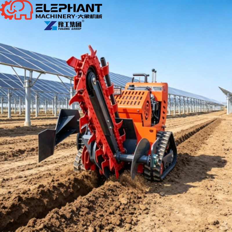 Tracked Trencher, Mini Farmlan - огляд і ціна Heavy Equipment Trencher
