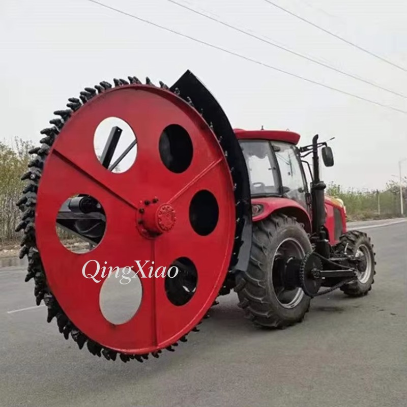 PTO Driven Disc Trencher for T - огляд і ціна Heavy Equipment Trencher